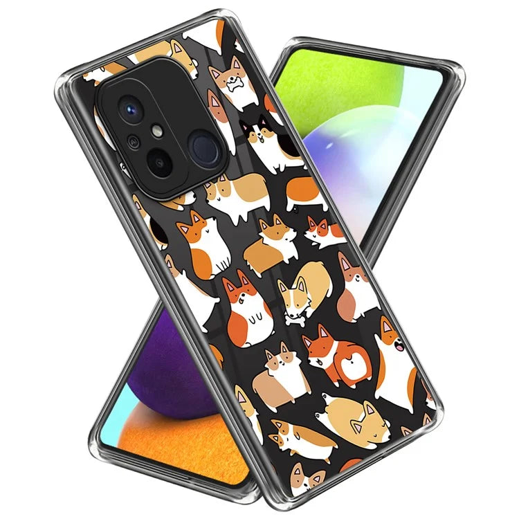 TPU Case for Xiaomi Redmi 12C 4G Pattern Printing Phone Cover Protector
