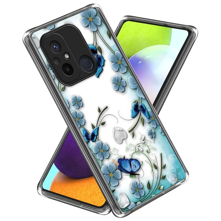TPU Case for Xiaomi Redmi 12C 4G Pattern Printing Phone Cover Protector