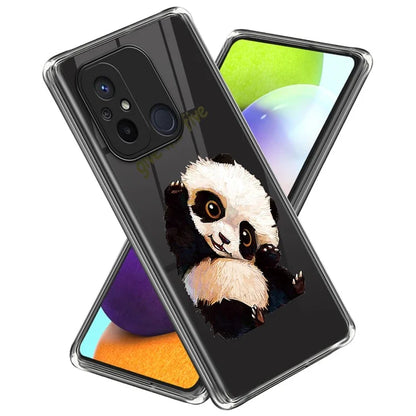 TPU Case for Xiaomi Redmi 12C 4G Pattern Printing Phone Cover Protector