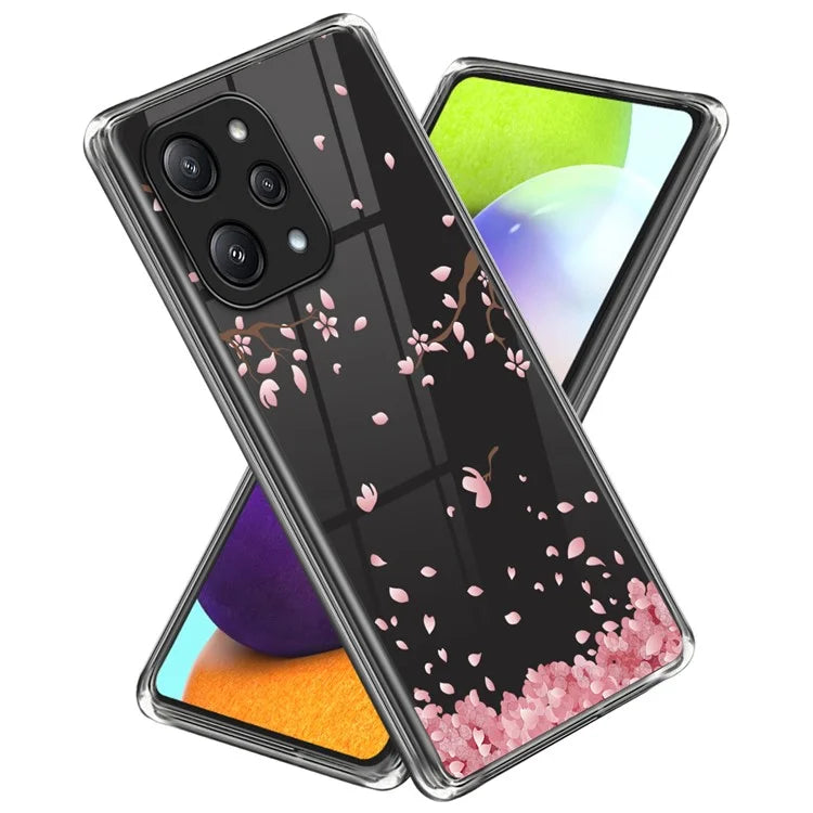 For Xiaomi Redmi 12 5G (Global) / Poco M6 Pro 5G TPU Case Phone Cover with Pattern Printing