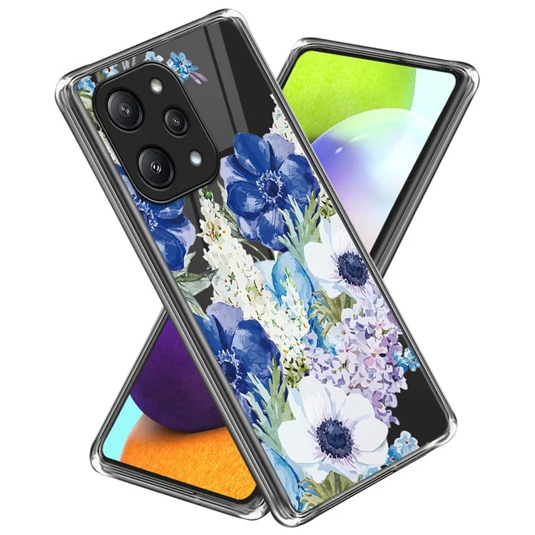 For Xiaomi Redmi 12 5G (Global) / Poco M6 Pro 5G TPU Case Phone Cover with Pattern Printing