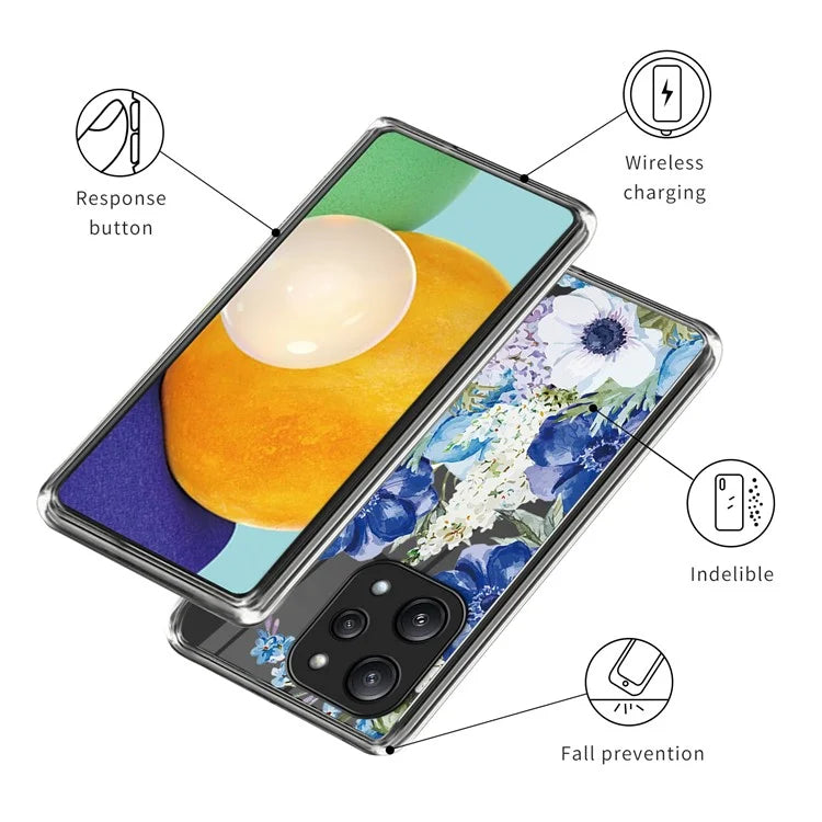 For Xiaomi Redmi 12 5G (Global) / Poco M6 Pro 5G TPU Case Phone Cover with Pattern Printing
