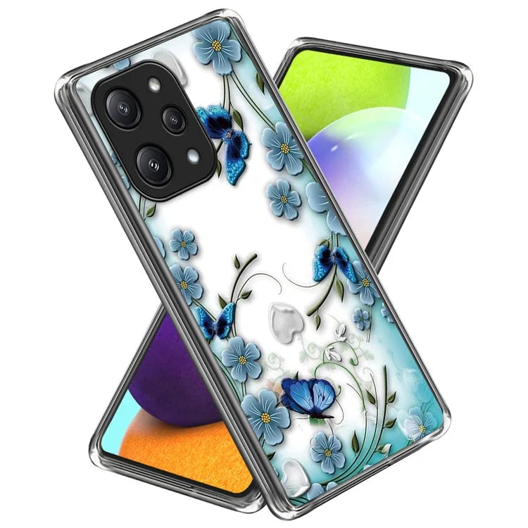 For Xiaomi Redmi 12 5G (Global) / Poco M6 Pro 5G TPU Case Phone Cover with Pattern Printing