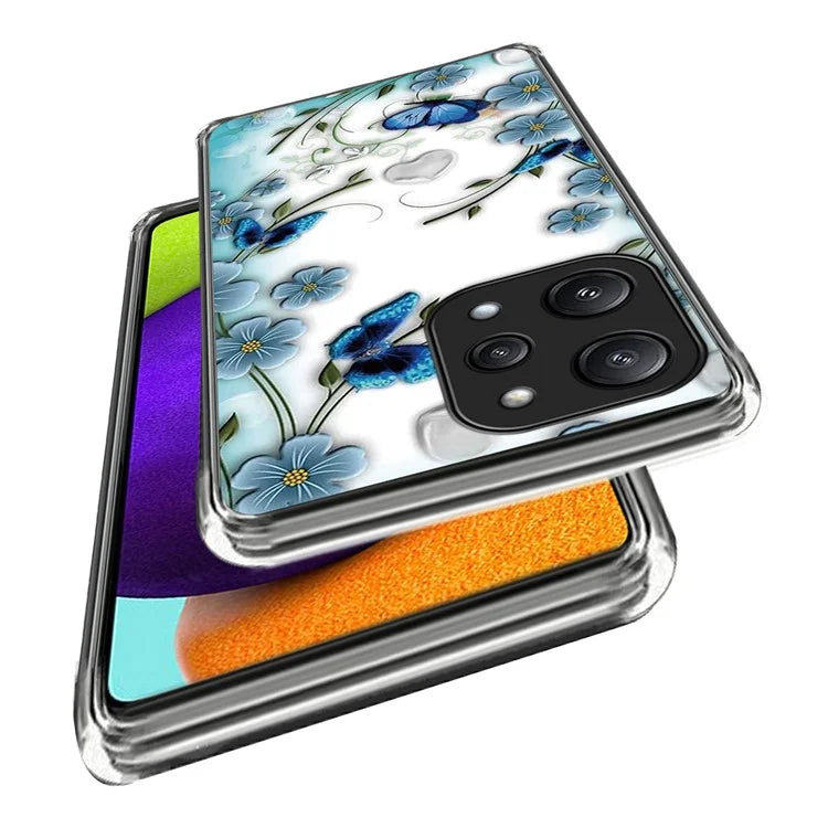 For Xiaomi Redmi 12 5G (Global) / Poco M6 Pro 5G TPU Case Phone Cover with Pattern Printing