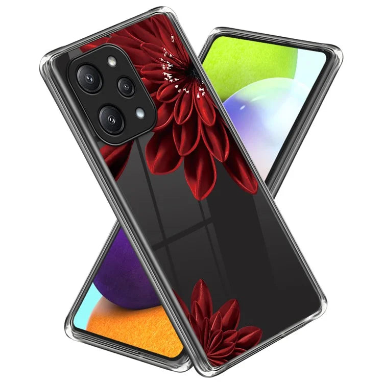 For Xiaomi Redmi 12 5G (Global) / Poco M6 Pro 5G TPU Case Phone Cover with Pattern Printing