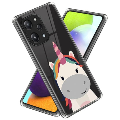 For Xiaomi Redmi 12 5G (Global) / Poco M6 Pro 5G TPU Case Phone Cover with Pattern Printing