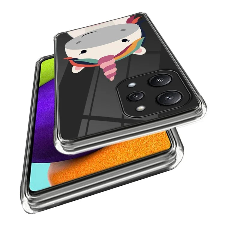For Xiaomi Redmi 12 5G (Global) / Poco M6 Pro 5G TPU Case Phone Cover with Pattern Printing