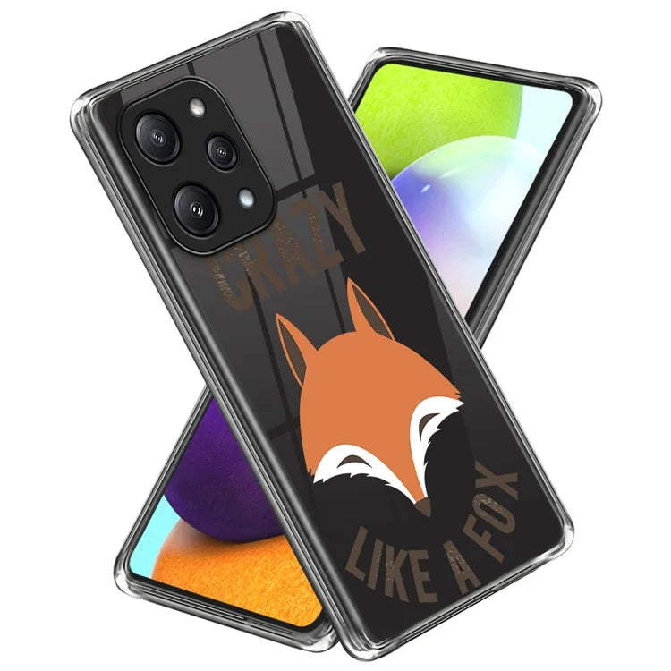 For Xiaomi Redmi 12 5G (Global) / Poco M6 Pro 5G TPU Case Phone Cover with Pattern Printing