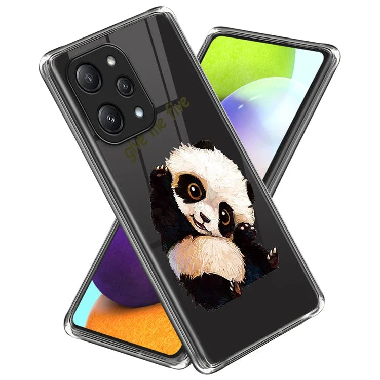 For Xiaomi Redmi 12 5G (Global) / Poco M6 Pro 5G TPU Case Phone Cover with Pattern Printing