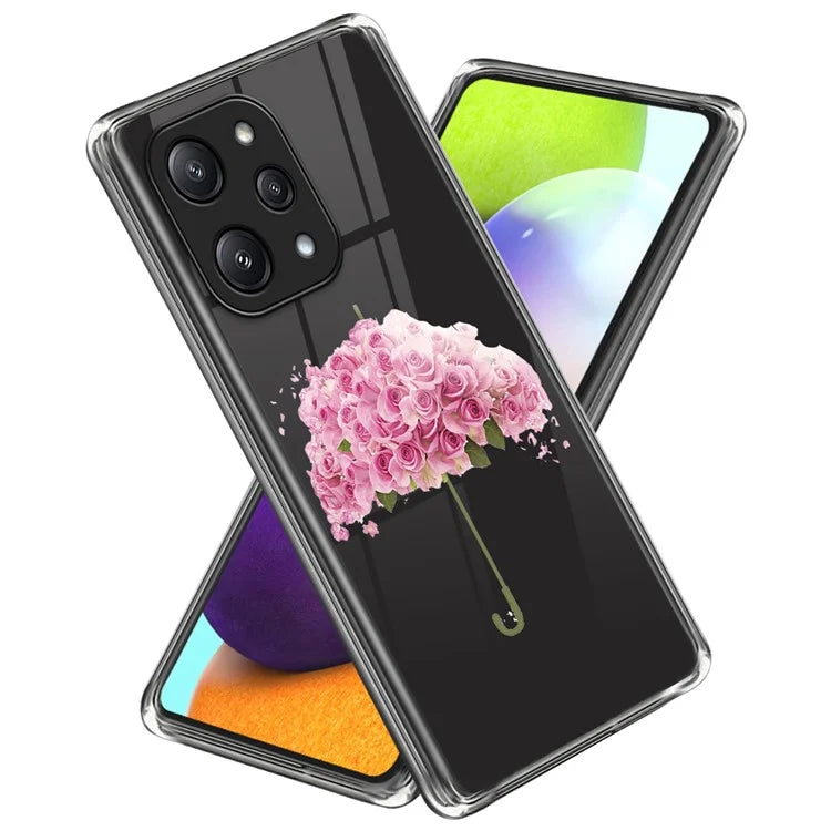 For Xiaomi Redmi 12 5G (Global) / Poco M6 Pro 5G TPU Case Phone Cover with Pattern Printing