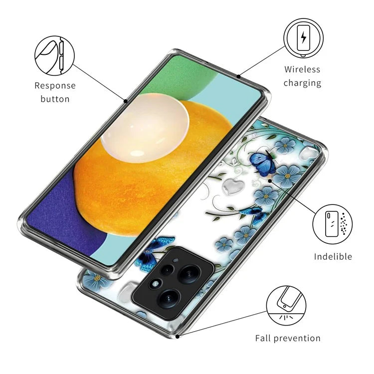 TPU Phone Case for Xiaomi Redmi Note 12 4G Shell Pattern Printing Cover