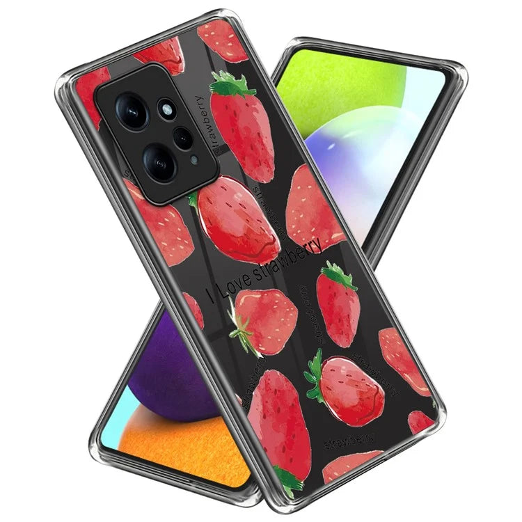 TPU Phone Case for Xiaomi Redmi Note 12 4G Shell Pattern Printing Cover