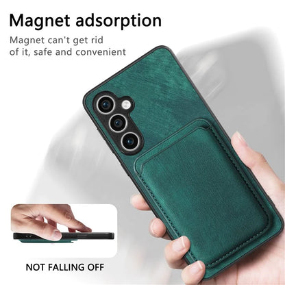D12 For Samsung Galaxy S23 FE Detachable Magnetic Card Case Phone Cover