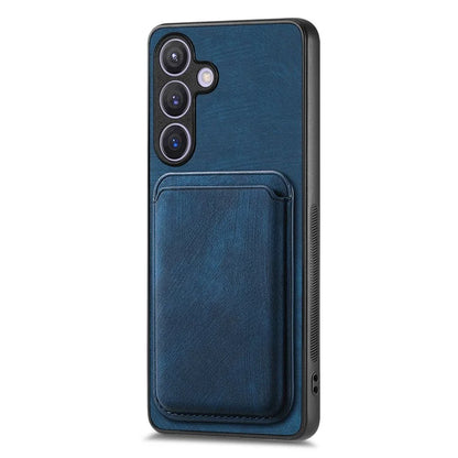 D12 For Samsung Galaxy S24+ Detachable Magnetic Card Case Fall Proof Phone Cover