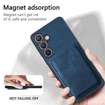 D12 For Samsung Galaxy S24+ Detachable Magnetic Card Case Fall Proof Phone Cover
