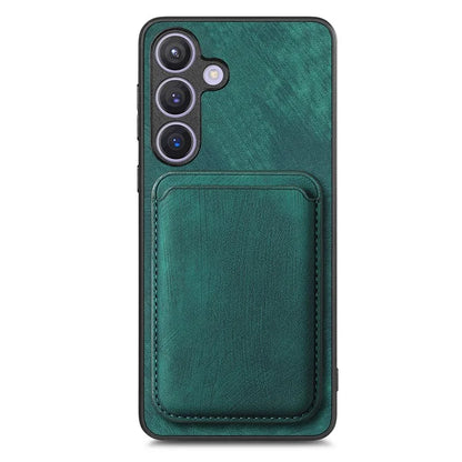 D12 For Samsung Galaxy S24+ Detachable Magnetic Card Case Fall Proof Phone Cover