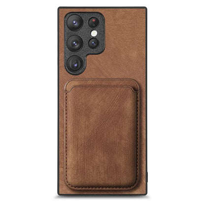 D12 For Samsung Galaxy S23 Ultra Detachable Magnetic Card Case Phone Protector Cover