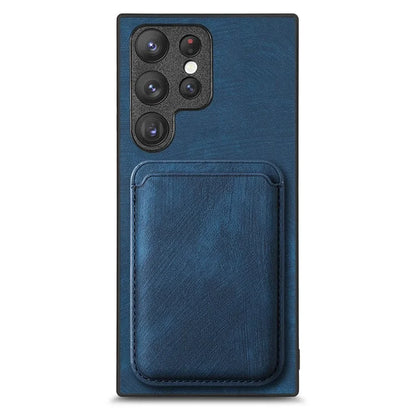 D12 For Samsung Galaxy S23 Ultra Detachable Magnetic Card Case Phone Protector Cover