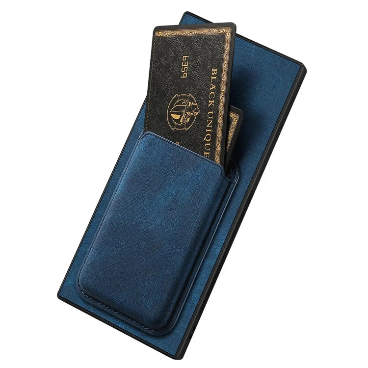 D12 For Samsung Galaxy S23 Ultra Detachable Magnetic Card Case Phone Protector Cover