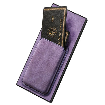 D12 For Samsung Galaxy S23 Ultra Detachable Magnetic Card Case Phone Protector Cover