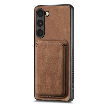 D12 For Samsung Galaxy S23+ Case Drop Protection Magnetic Card Holder Phone Cover