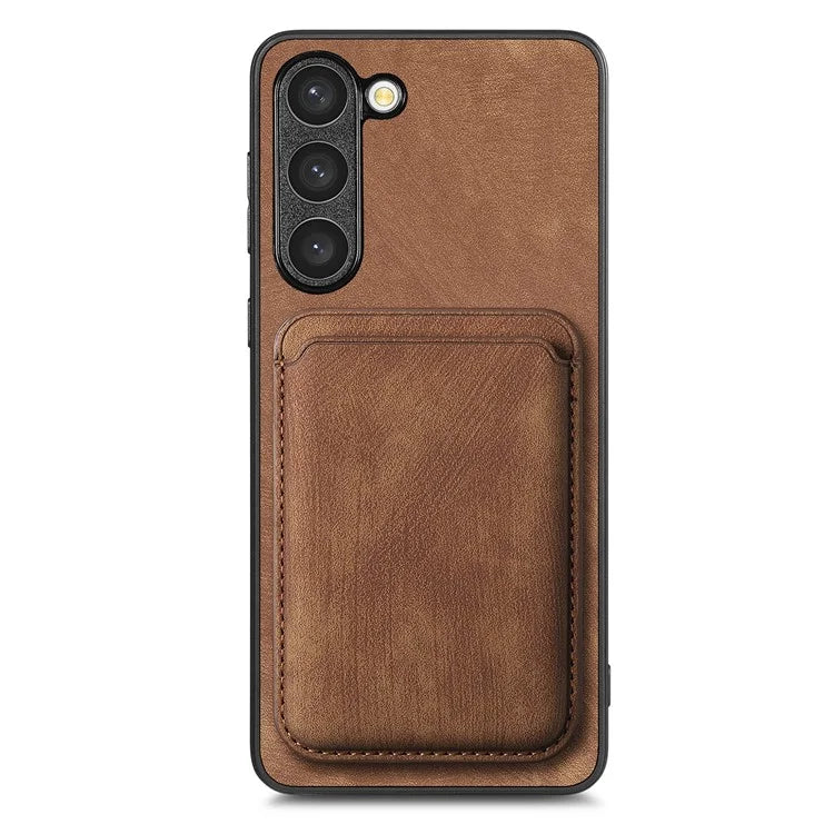 D12 For Samsung Galaxy S23+ Case Drop Protection Magnetic Card Holder Phone Cover