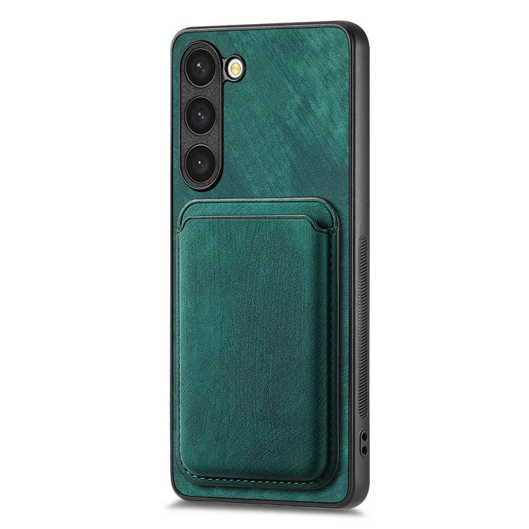 D12 For Samsung Galaxy S23+ Case Drop Protection Magnetic Card Holder Phone Cover
