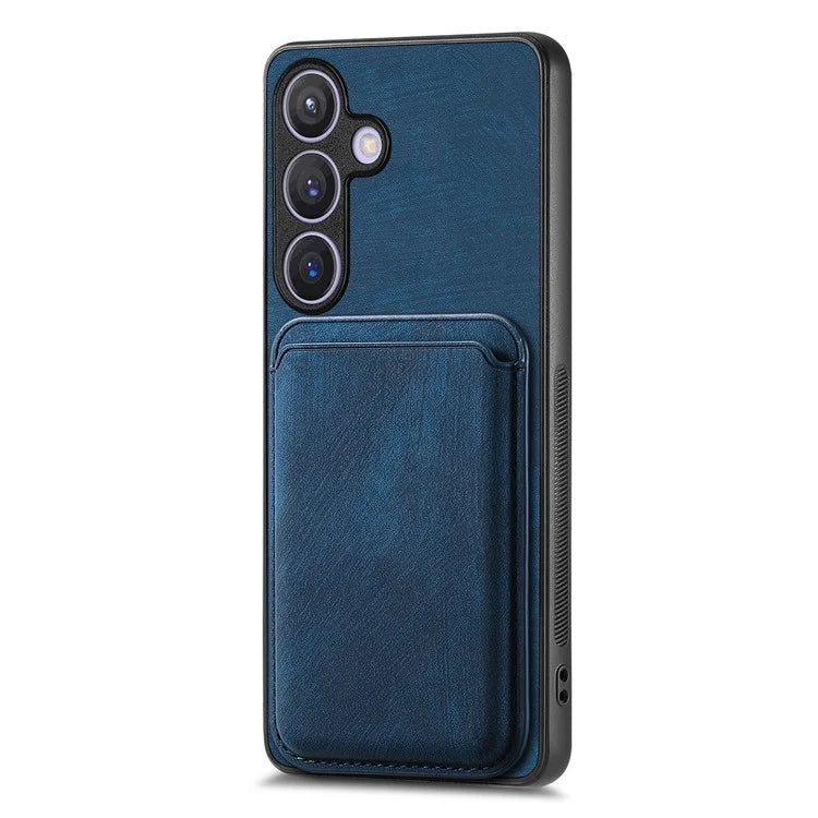 D12 For Samsung Galaxy S24 Bump Proof Phone Cover with Detachable Magnetic Card Case