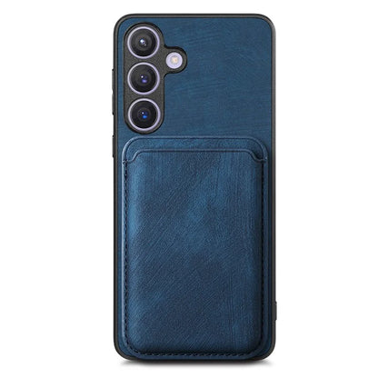 D12 For Samsung Galaxy S24 Bump Proof Phone Cover with Detachable Magnetic Card Case