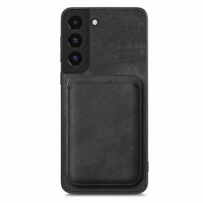 D12 For Samsung Galaxy S22+ 5G Anti-fall Phone Cover with Detachable Magnetic Card Case