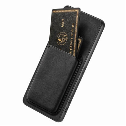 D12 For Samsung Galaxy S22+ 5G Anti-fall Phone Cover with Detachable Magnetic Card Case