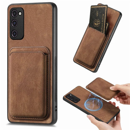 D12 For Samsung Galaxy S20 Lite / S20 FE / S20 FE 5G / S20 FE 2022 Case Detachable Card Case Shell