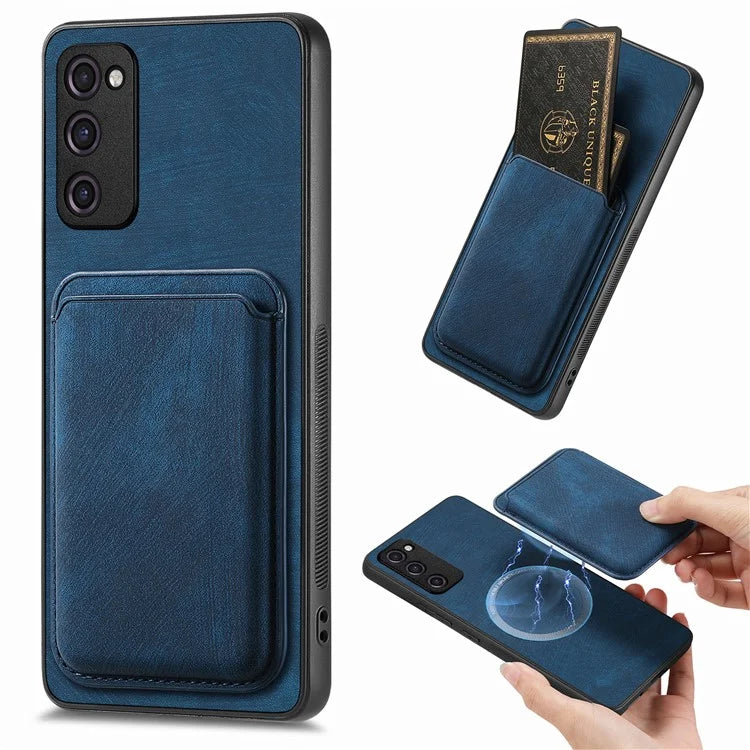 D12 For Samsung Galaxy S20 Lite / S20 FE / S20 FE 5G / S20 FE 2022 Case Detachable Card Case Shell