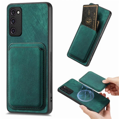 D12 For Samsung Galaxy S20 Lite / S20 FE / S20 FE 5G / S20 FE 2022 Case Detachable Card Case Shell
