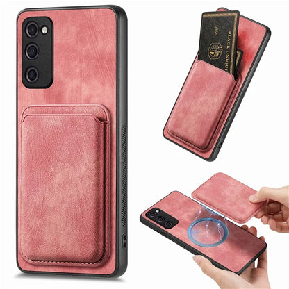 D12 For Samsung Galaxy S20 Lite / S20 FE / S20 FE 5G / S20 FE 2022 Case Detachable Card Case Shell