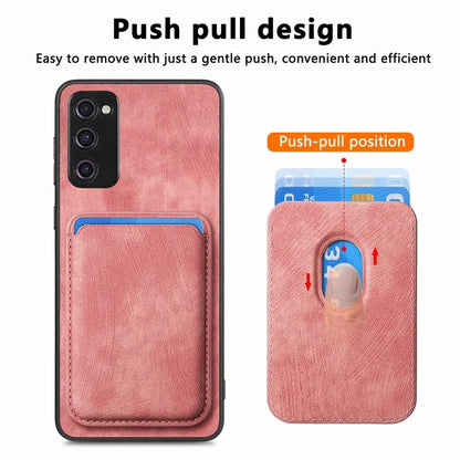 D12 For Samsung Galaxy S20 Lite / S20 FE / S20 FE 5G / S20 FE 2022 Case Detachable Card Case Shell