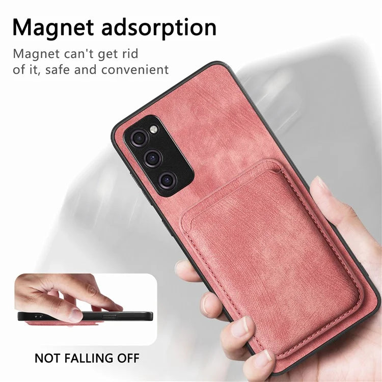 D12 For Samsung Galaxy S20 Lite / S20 FE / S20 FE 5G / S20 FE 2022 Case Detachable Card Case Shell