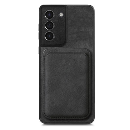D12 For Samsung Galaxy S21 4G / 5G Detachable Magnetic Card Case Mobile Phone Cover