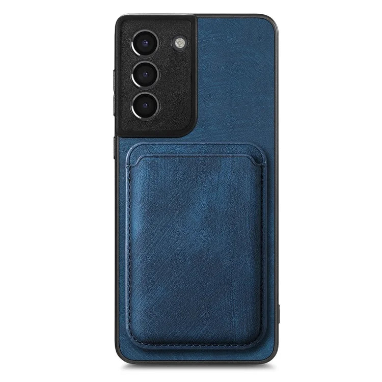 D12 For Samsung Galaxy S21 4G / 5G Detachable Magnetic Card Case Mobile Phone Cover