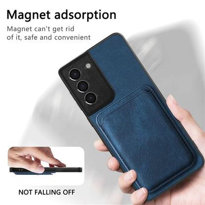 D12 For Samsung Galaxy S21 4G / 5G Detachable Magnetic Card Case Mobile Phone Cover