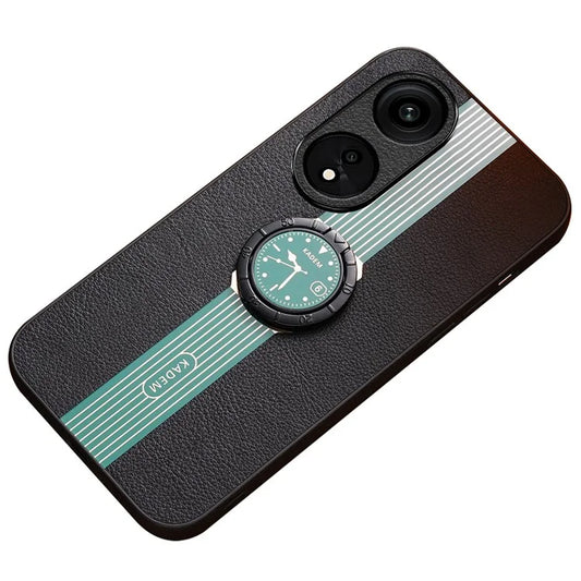 KADEM For Oppo Reno8 T 5G / A1 Pro 5G Case Electroplating Anti-fall Phone Cover with Ring Kickstand