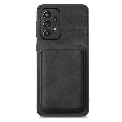D12 For Samsung Galaxy A13 4G Cell Phone Case Shock-absorbing Card Holder PU+TPU Cover
