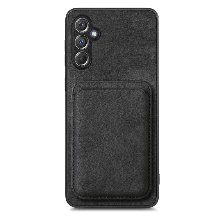 D12 For Samsung Galaxy A15 4G / 5G Case Detachable Magnetic Card Holder PU+TPU Phone Cover