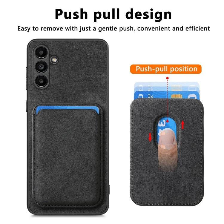 D12 For Samsung Galaxy A13 5G Cell Phone Cover with Detachable Magnetic Card Case