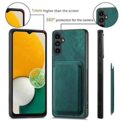 D12 For Samsung Galaxy A13 5G Cell Phone Cover with Detachable Magnetic Card Case