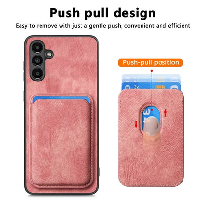 D12 For Samsung Galaxy A13 5G Cell Phone Cover with Detachable Magnetic Card Case