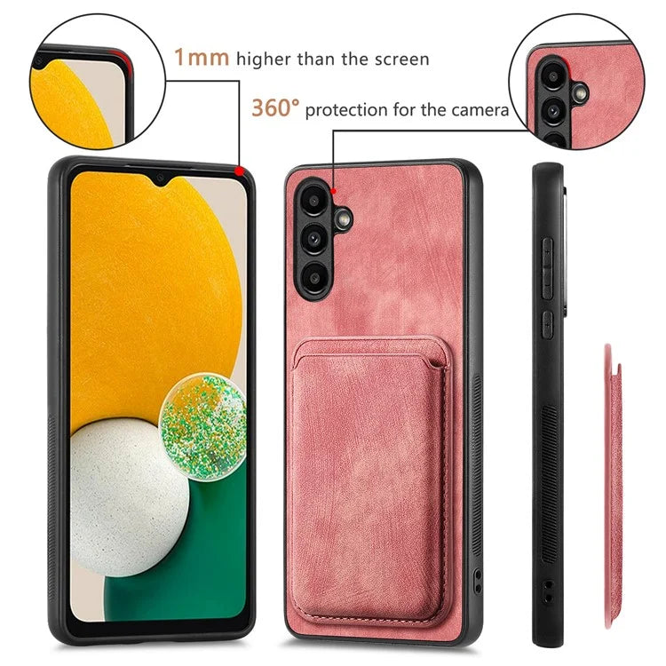 D12 For Samsung Galaxy A13 5G Cell Phone Cover with Detachable Magnetic Card Case