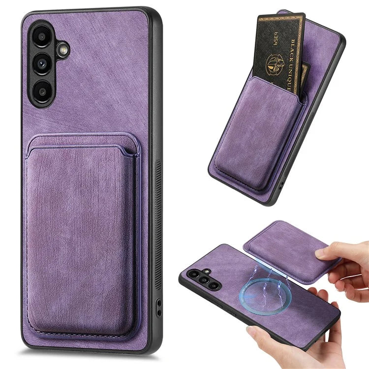 D12 For Samsung Galaxy A13 5G Cell Phone Cover with Detachable Magnetic Card Case