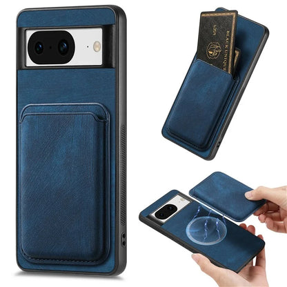 D12 For Google Pixel 8 Anti-scratch Detachable Magnetic Card Case Phone Cover