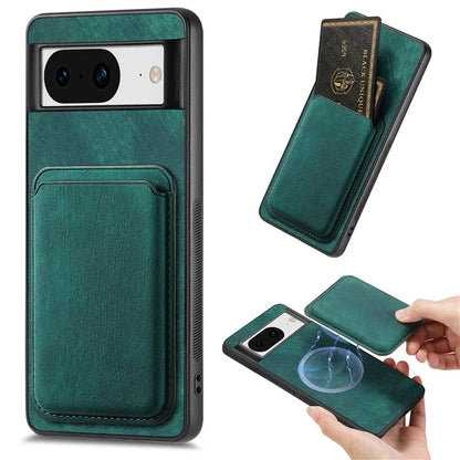 D12 For Google Pixel 8 Anti-scratch Detachable Magnetic Card Case Phone Cover